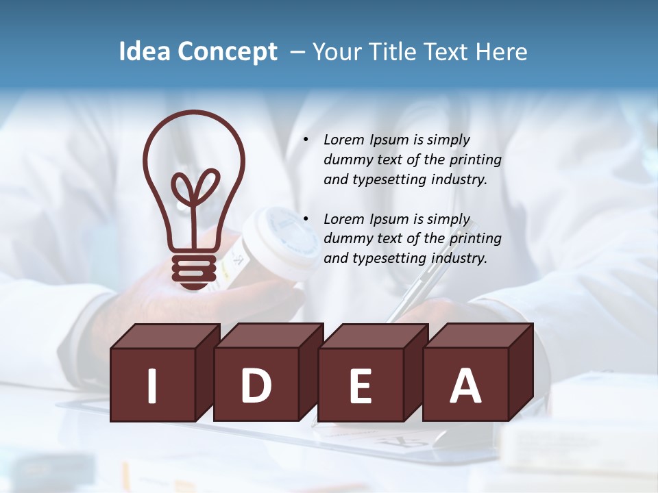 Remedy Pen Dose PowerPoint Template