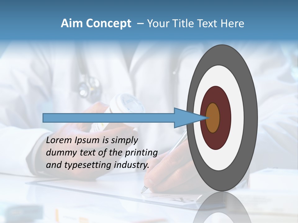 Remedy Pen Dose PowerPoint Template