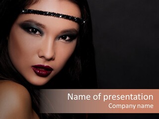 Pretty Model Sweet One PowerPoint Template