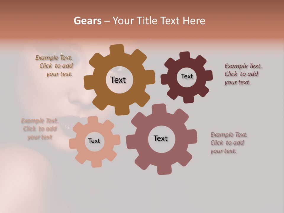 Pretty Model Sweet One PowerPoint Template