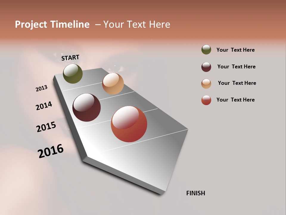 Pretty Model Sweet One PowerPoint Template