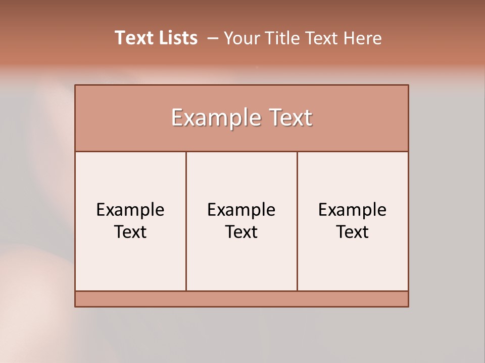 Pretty Model Sweet One PowerPoint Template