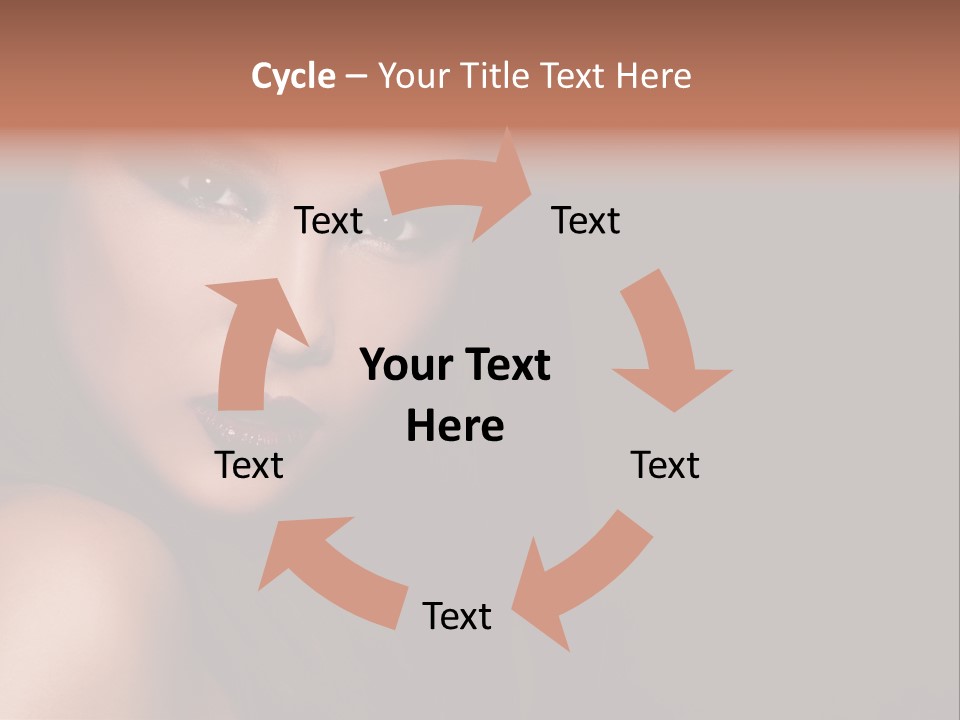 Pretty Model Sweet One PowerPoint Template