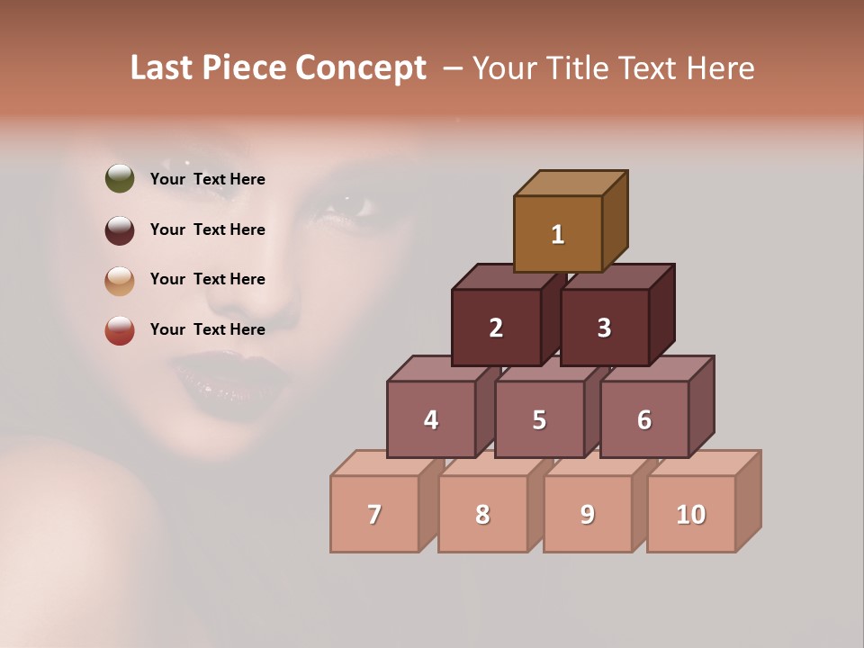 Pretty Model Sweet One PowerPoint Template