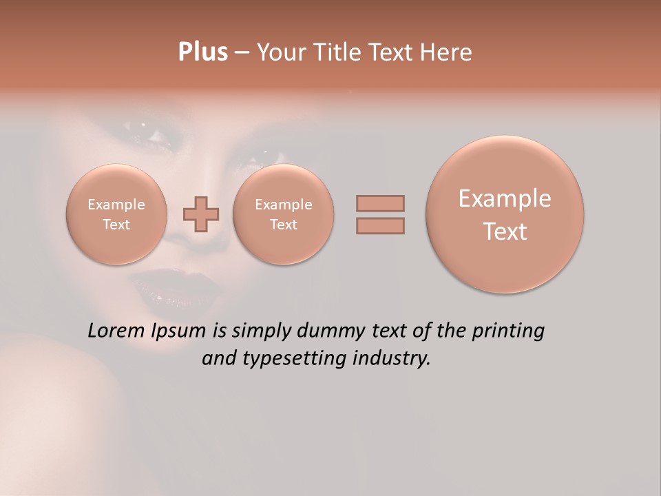 Pretty Model Sweet One PowerPoint Template