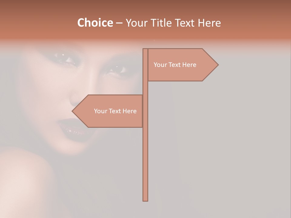 Pretty Model Sweet One PowerPoint Template