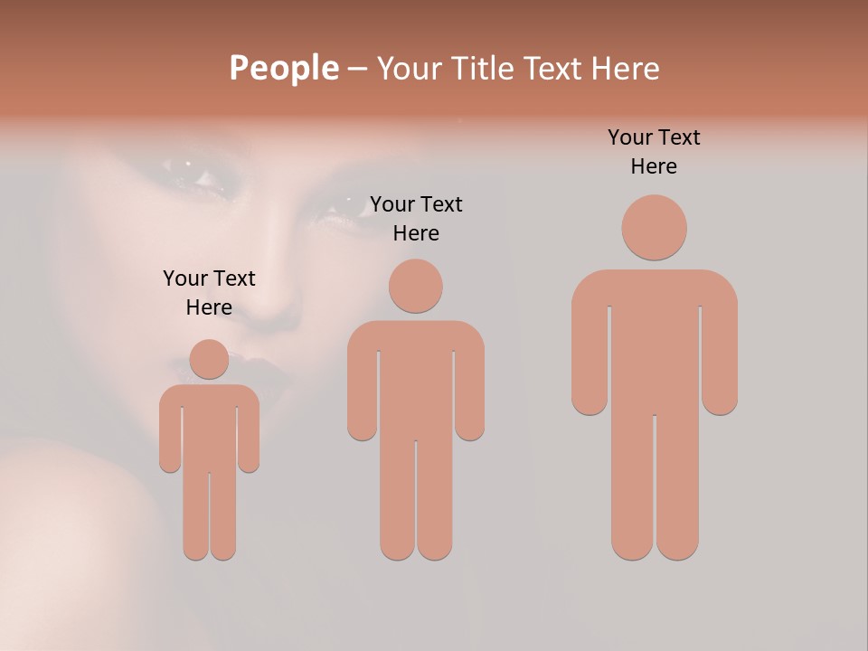 Pretty Model Sweet One PowerPoint Template