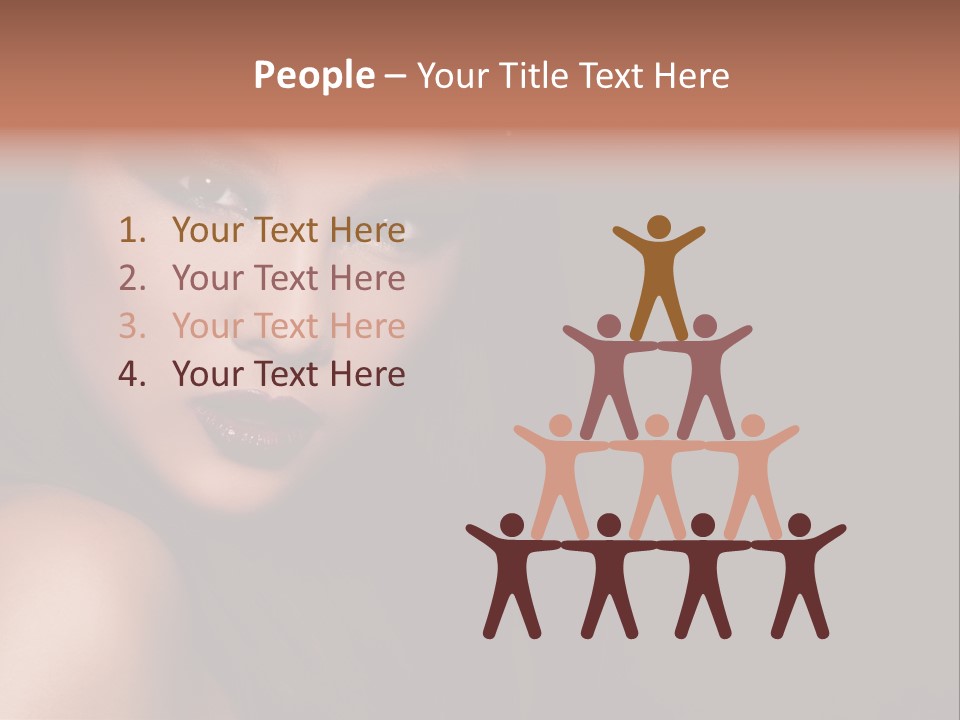 Pretty Model Sweet One PowerPoint Template