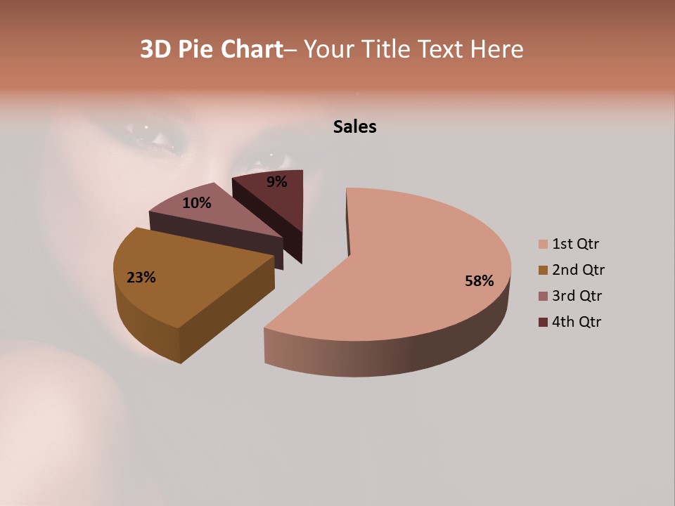 Pretty Model Sweet One PowerPoint Template