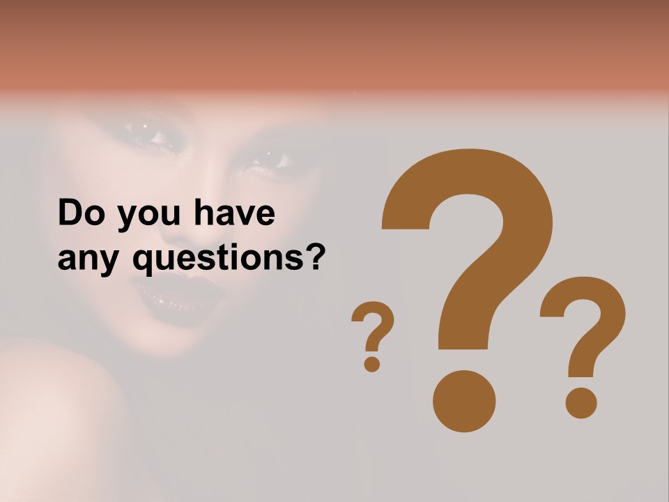 Pretty Model Sweet One PowerPoint Template