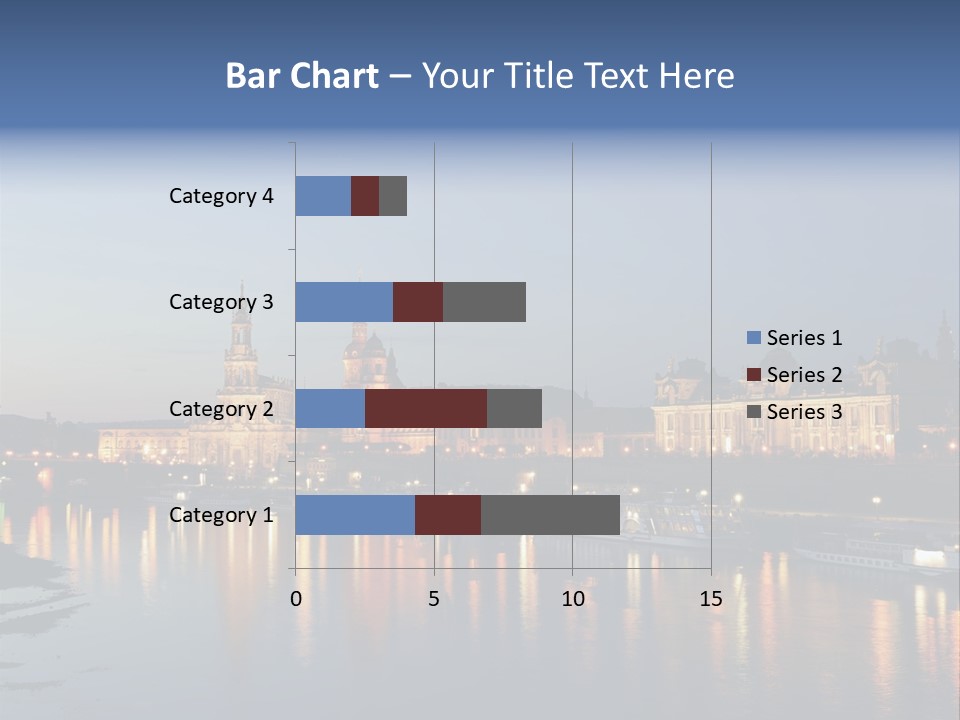 Blue Panoramic Landscape PowerPoint Template