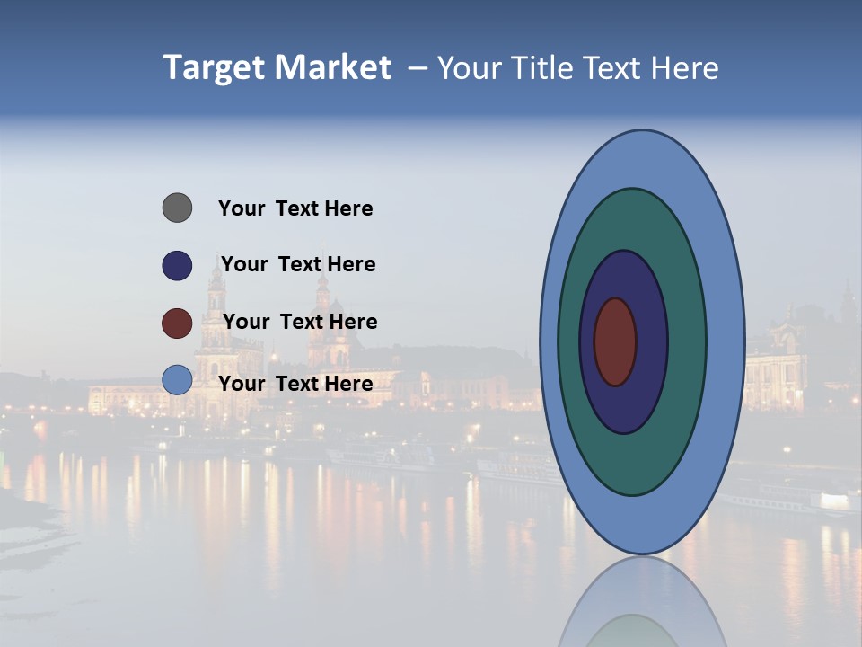 Blue Panoramic Landscape PowerPoint Template