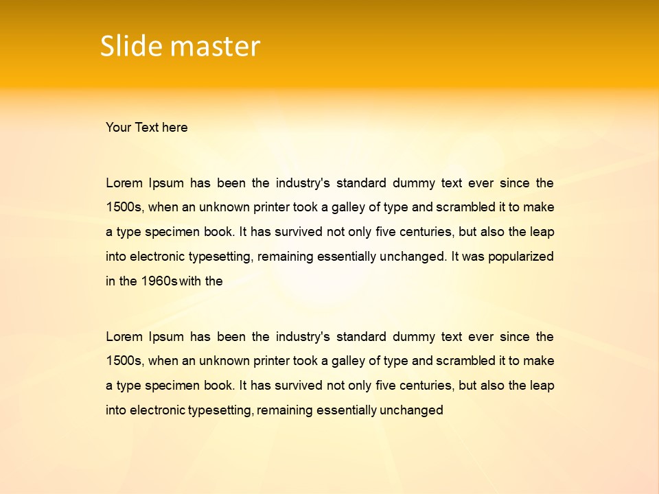 Shine Flaming Bright PowerPoint Template