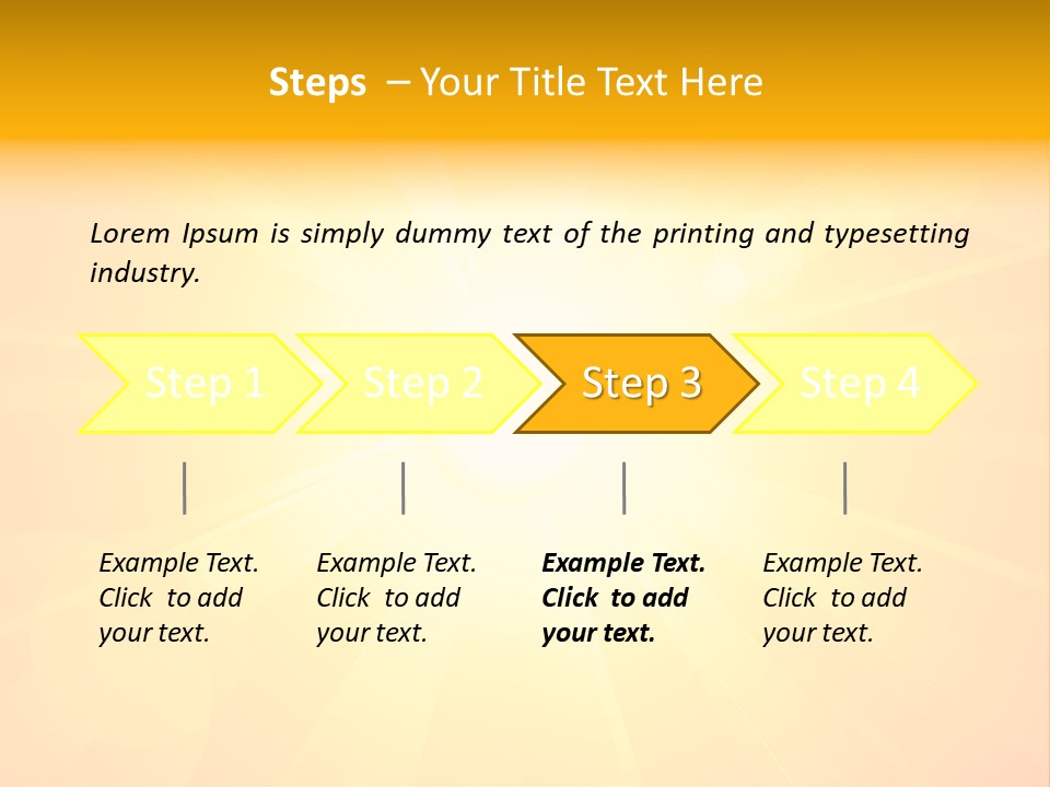 Shine Flaming Bright PowerPoint Template