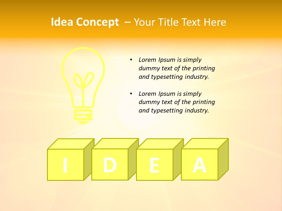 Shine Flaming Bright PowerPoint Template