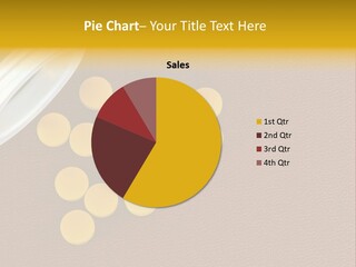 Plastic Yellow Closeup PowerPoint Template