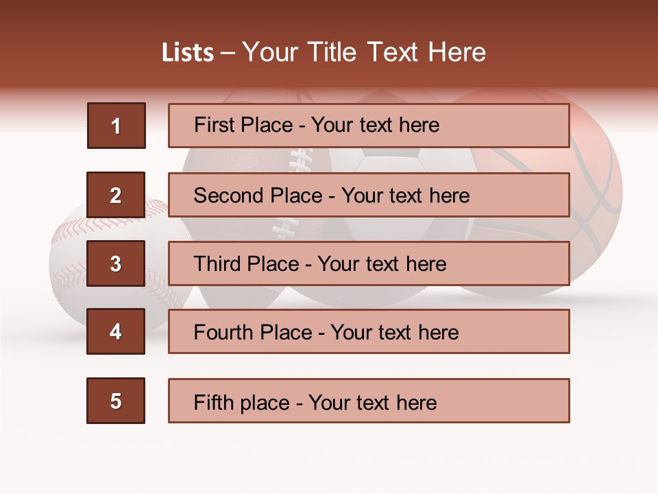 Competition Different Movement PowerPoint Template