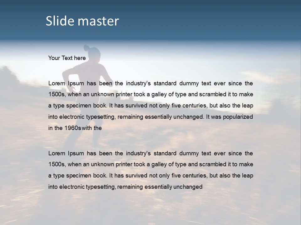 Happy Fitness Energy PowerPoint Template