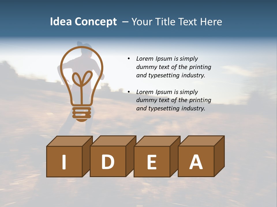 Happy Fitness Energy PowerPoint Template