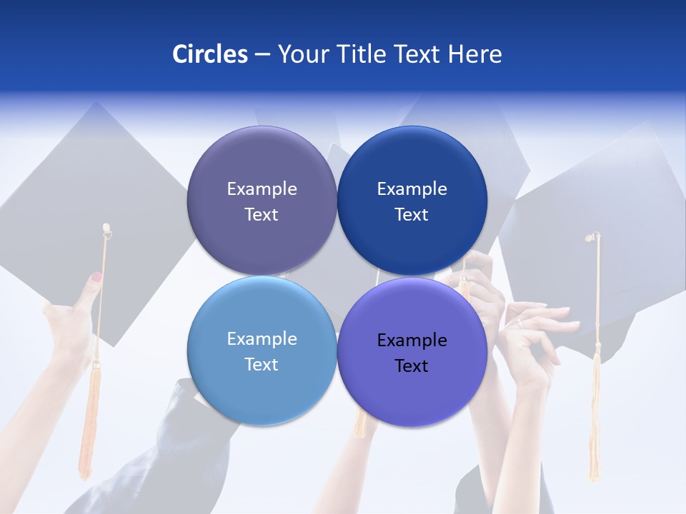 Content Bachelors Mortarboard PowerPoint Template