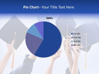 Content Bachelors Mortarboard PowerPoint Template