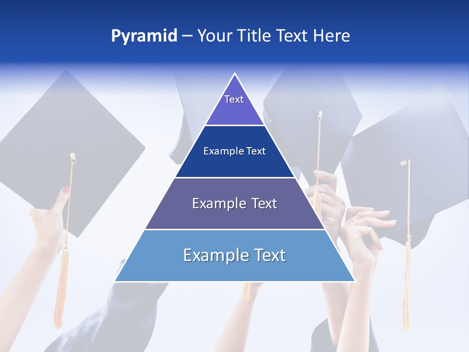 Content Bachelors Mortarboard PowerPoint Template