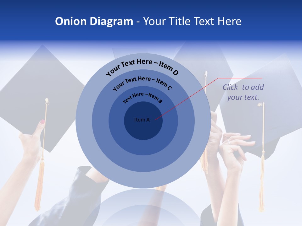 Content Bachelors Mortarboard PowerPoint Template