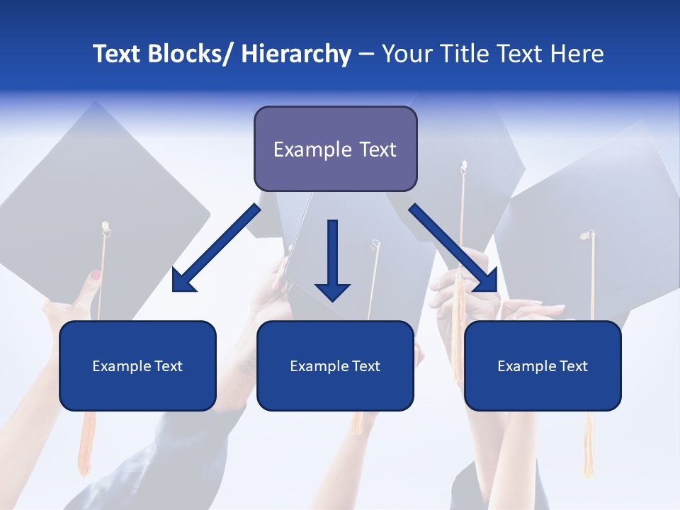 Content Bachelors Mortarboard PowerPoint Template