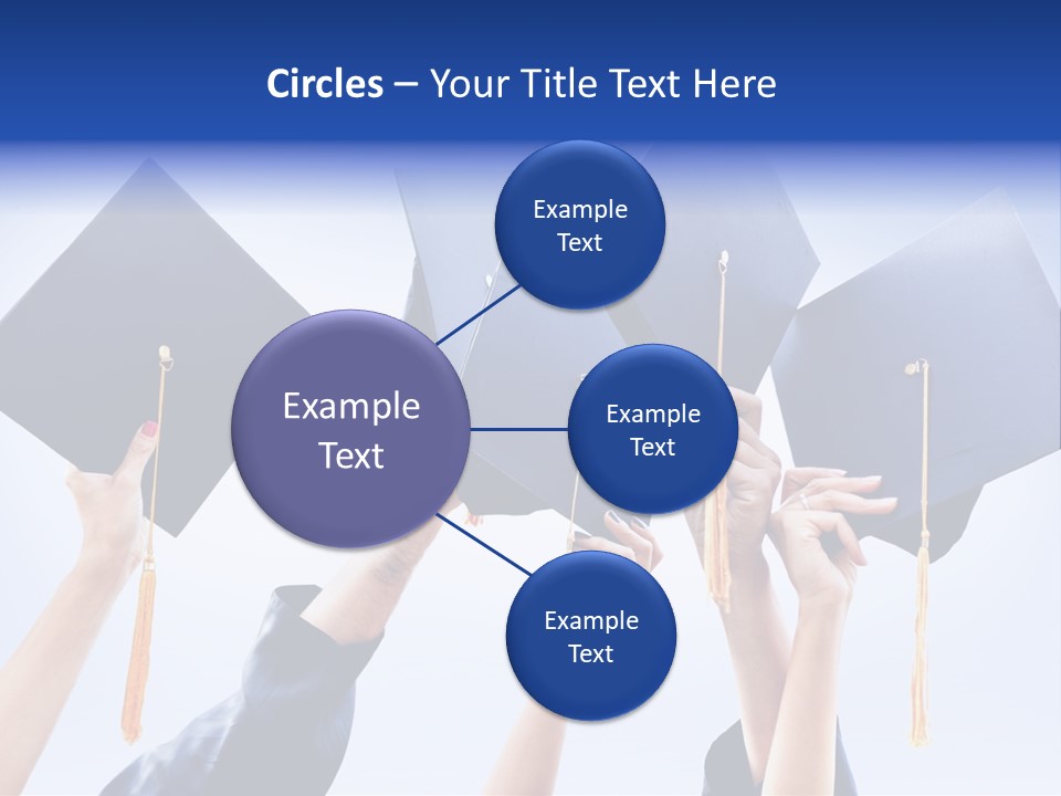 Content Bachelors Mortarboard PowerPoint Template