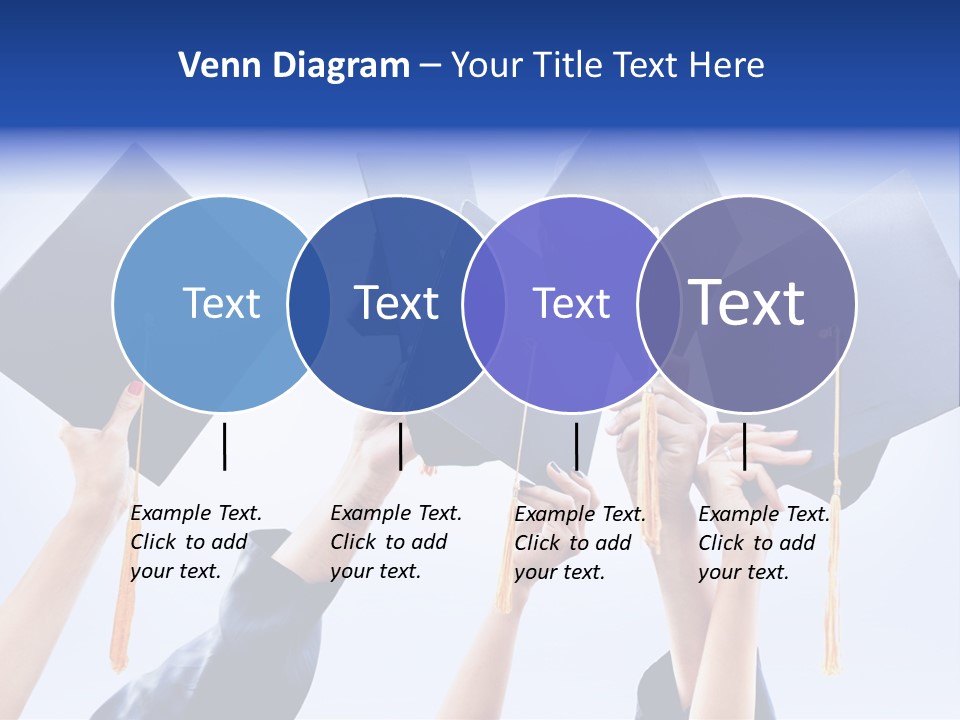 Content Bachelors Mortarboard PowerPoint Template