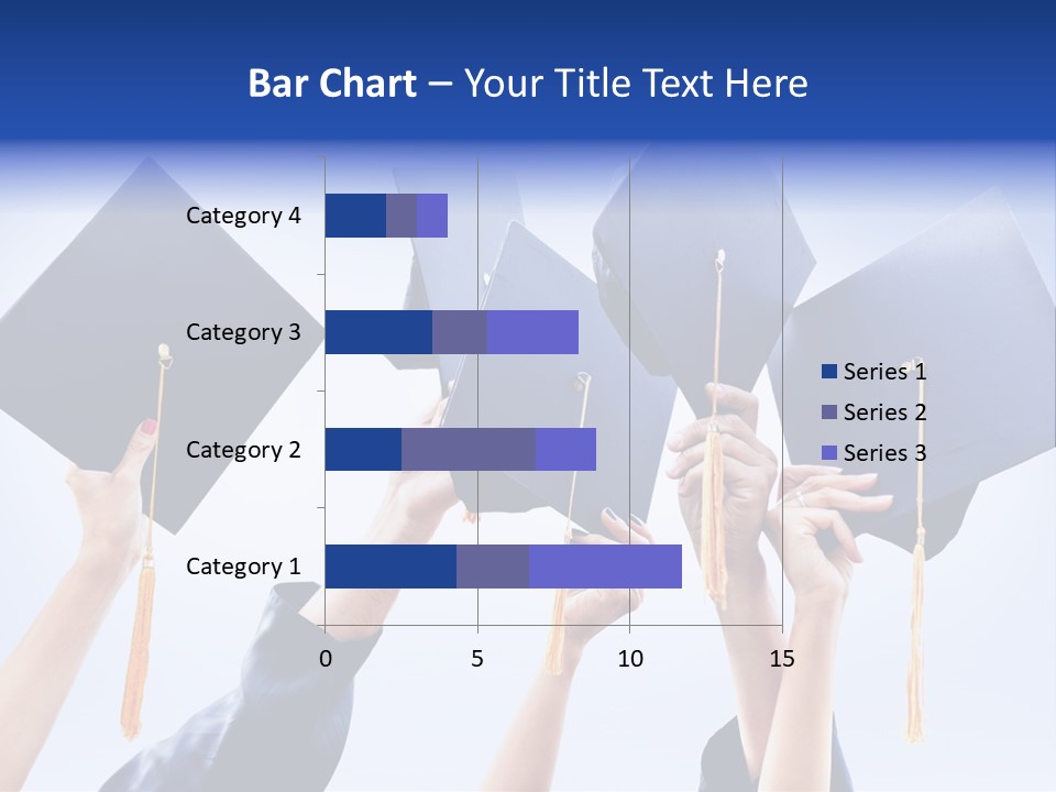 Content Bachelors Mortarboard PowerPoint Template