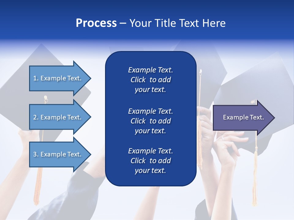 Content Bachelors Mortarboard PowerPoint Template