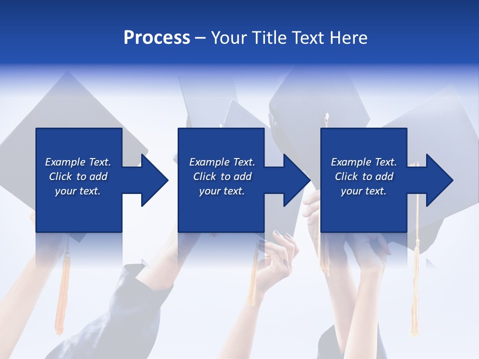 Content Bachelors Mortarboard PowerPoint Template