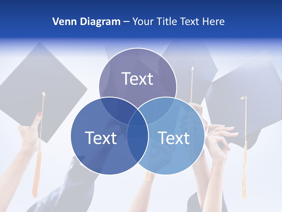 Content Bachelors Mortarboard PowerPoint Template
