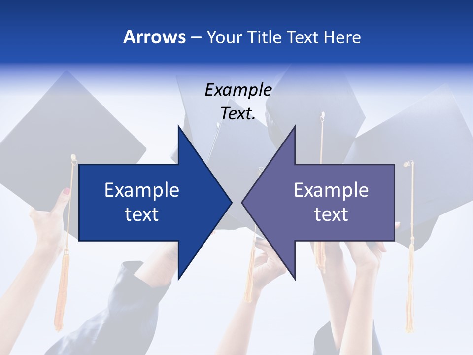 Content Bachelors Mortarboard PowerPoint Template