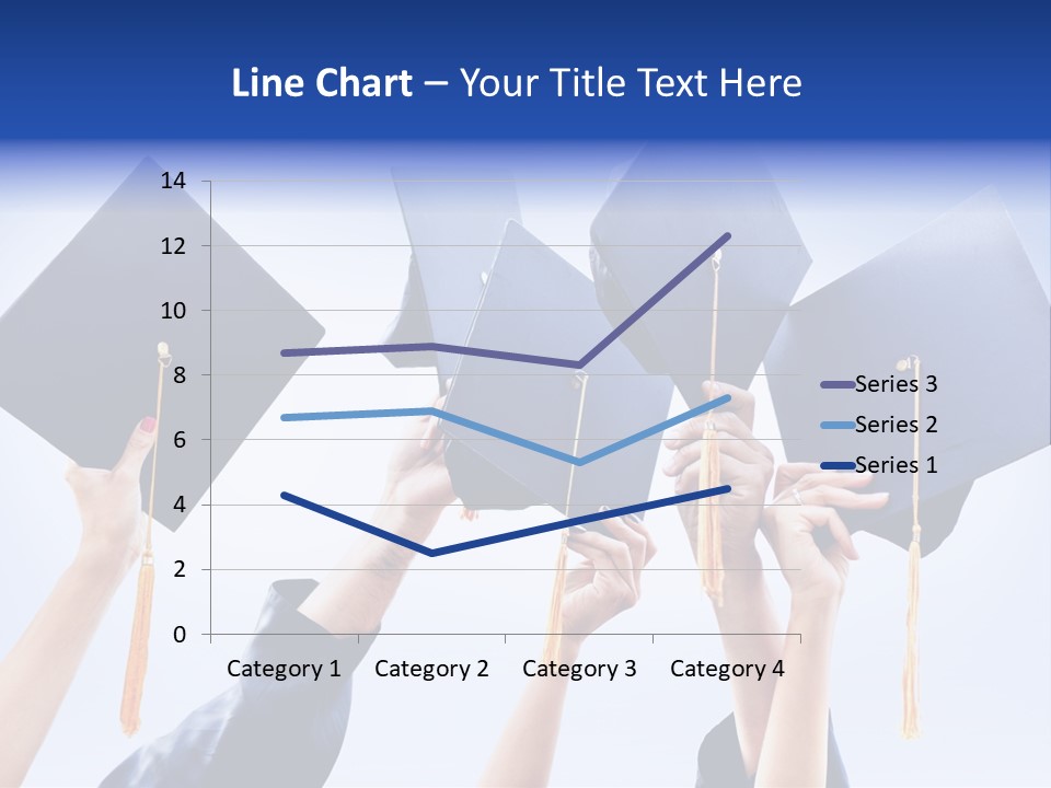 Content Bachelors Mortarboard PowerPoint Template