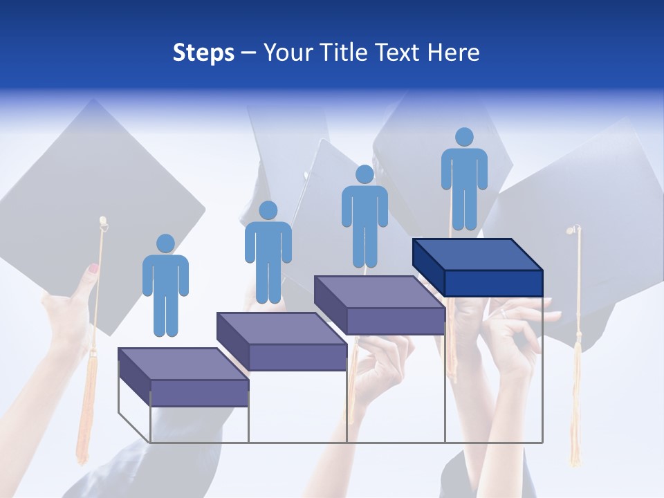 Content Bachelors Mortarboard PowerPoint Template