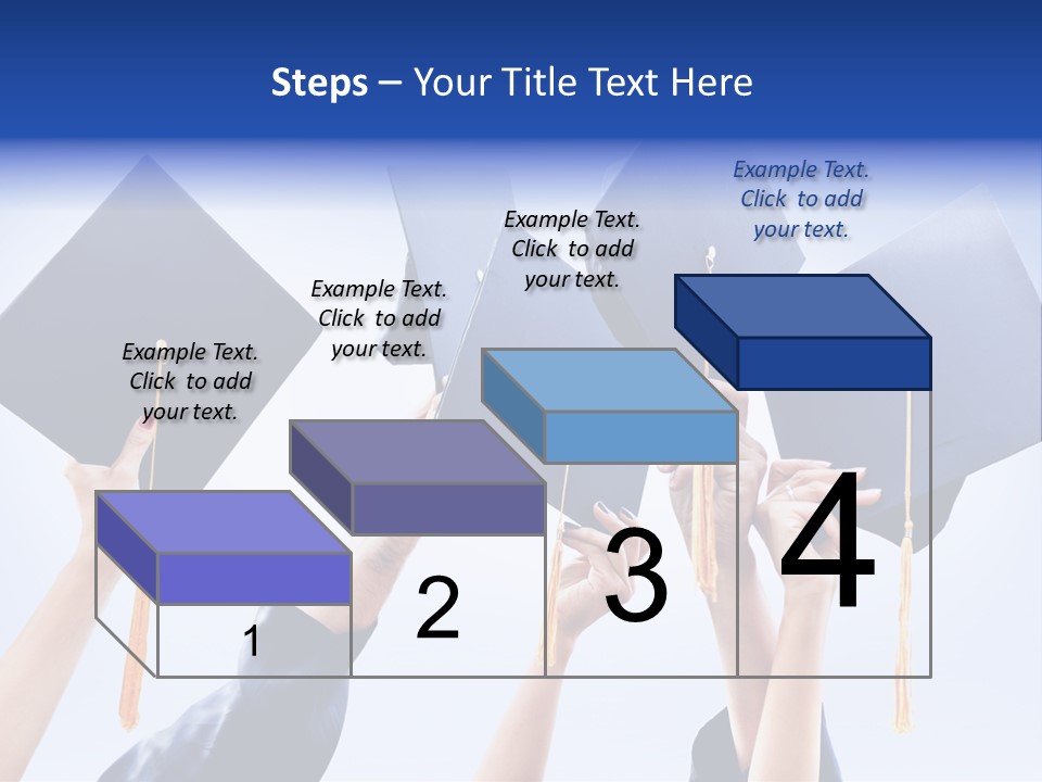 Content Bachelors Mortarboard PowerPoint Template