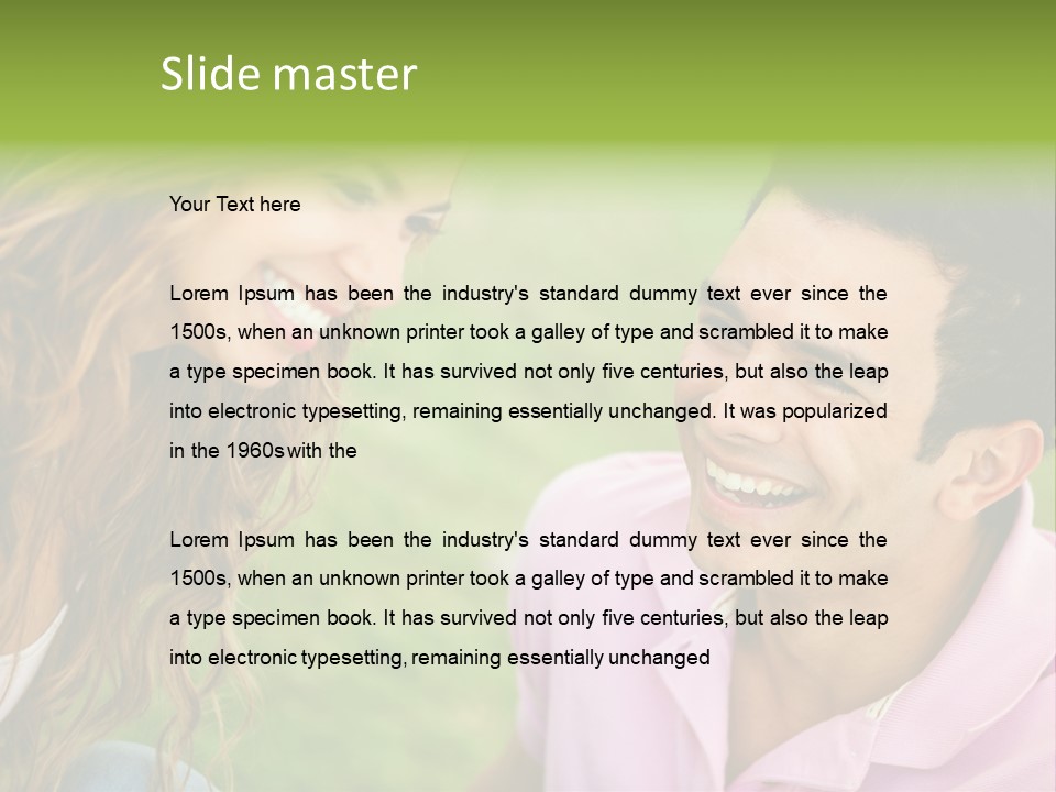 Friendship Relationship Dating PowerPoint Template