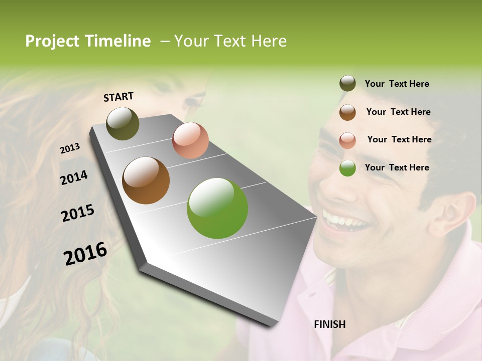 Friendship Relationship Dating PowerPoint Template