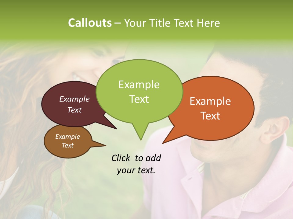 Friendship Relationship Dating PowerPoint Template