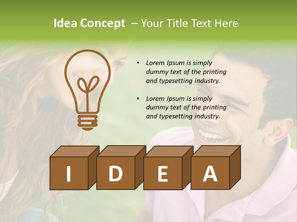 Friendship Relationship Dating PowerPoint Template