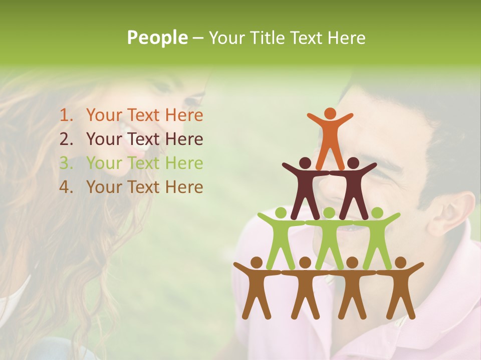 Friendship Relationship Dating PowerPoint Template