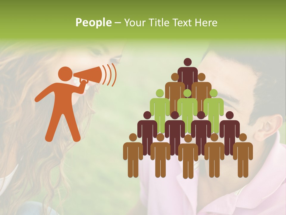 Friendship Relationship Dating PowerPoint Template