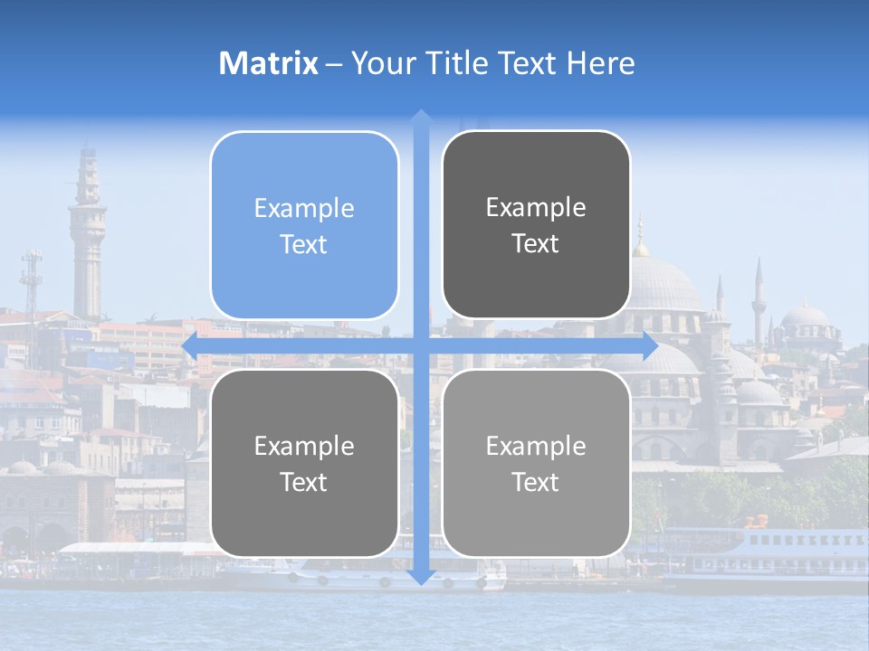 Ottoman Roof Urban PowerPoint Template