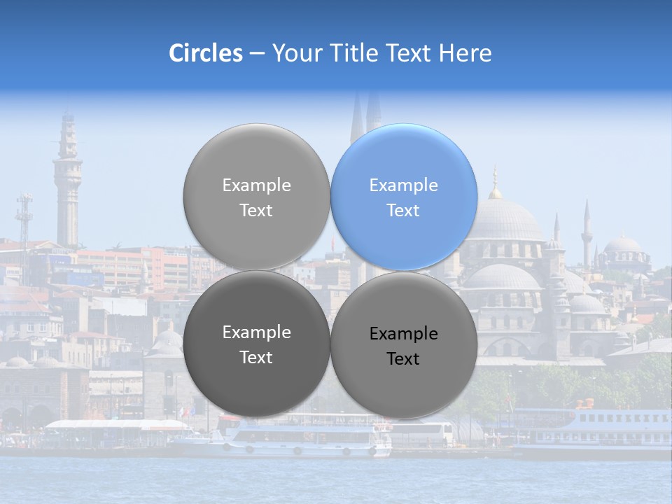 Ottoman Roof Urban PowerPoint Template
