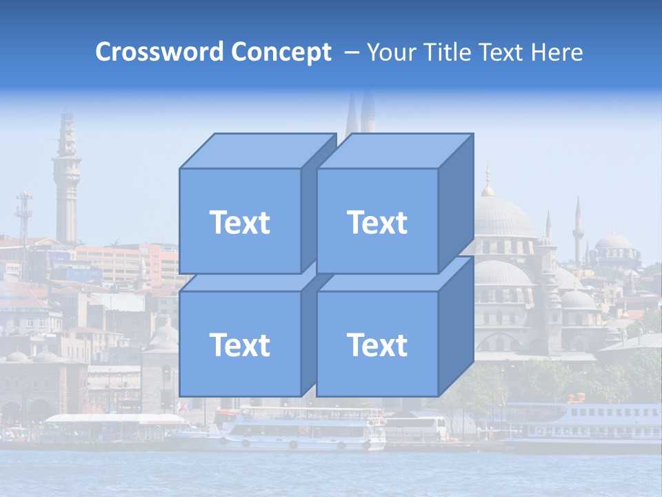 Ottoman Roof Urban PowerPoint Template