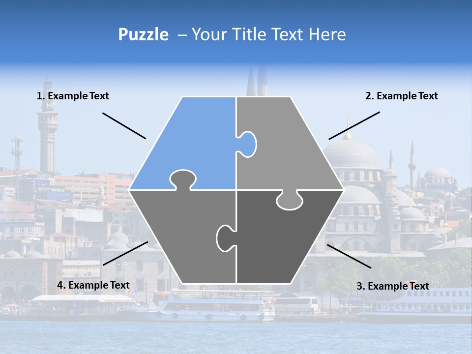 Ottoman Roof Urban PowerPoint Template