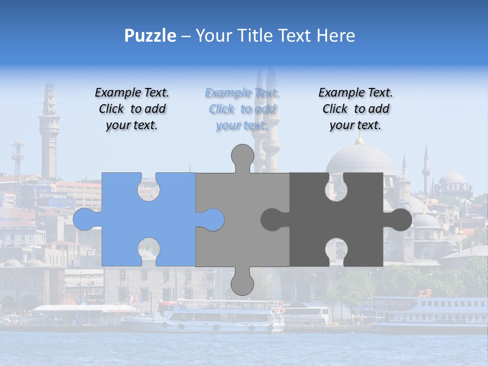 Ottoman Roof Urban PowerPoint Template