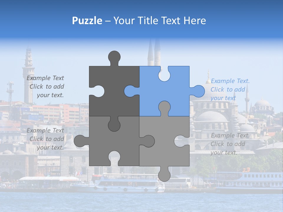 Ottoman Roof Urban PowerPoint Template